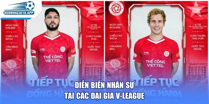 Diễn biến nhân sự tại các đại gia V-League